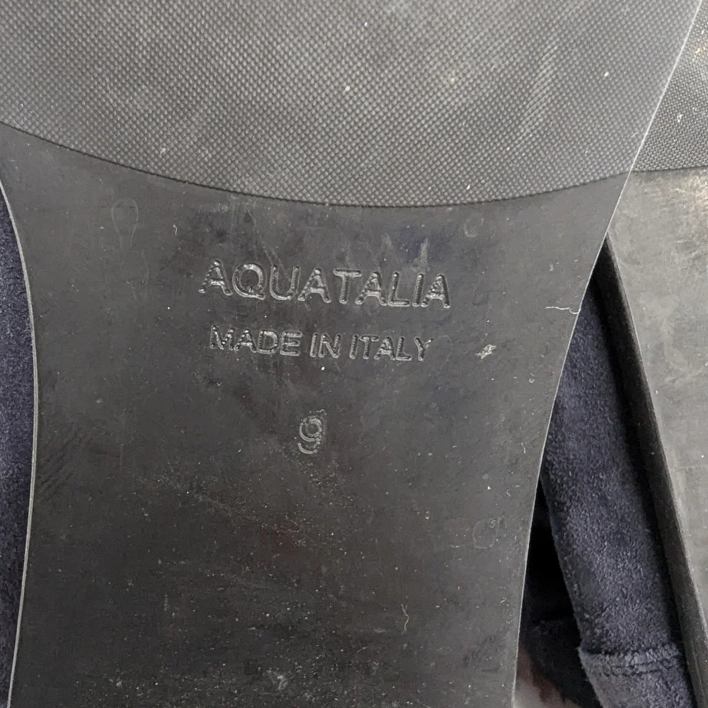 Aquatalia Suade Above The Knee Boots